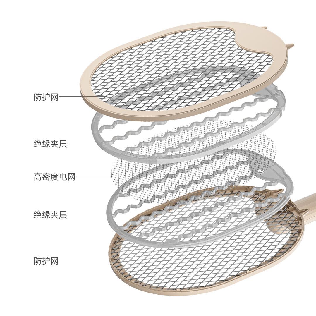 喵动力 三合一多功能电蚊拍3
